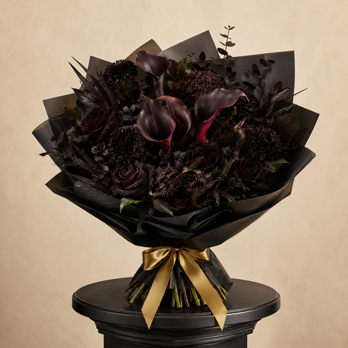 Bouquet premium noir — visuel de démonstration